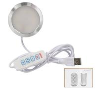 BambooSegD 1PCS LED Lamp Kit 001 Three Colors for Bambu Lab H2D/X1/P1P/A1 mini Makerworld for anycubic Makeronline 3D Printer Light DIY Hardware Model Spare Parts 5V USB Powered, 3000K Warm Light