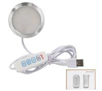 BambooSegD 1PCS LED Lamp Kit 001 Three Colors for Bambu Lab H2S/P2S/P1P/A1 Makerworld for anycubic Makeronline 3D Printer Light DIY Hardware Model Spare Parts 5V USB Powered, 3000K Warm Light