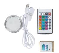 BambooSegD Remote Control RGB LED Lamp Kit 001 for Bambu Lab Multicolor RGB Includes Button Battery Makerworld 3D Printed DIY Hardware Model Spare Parts 5V USB Powered