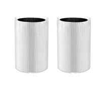 BAMBOOST 2 Pack 411 Replacement Filter for Blueair Blue Pure 411 411+ 411 Car and Mini Air Purifier, 3-in-1 HEPA Filter