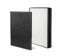 BAMBOOST Replacement True HEPA and Activated Carbon Filters Set for FY3432/10 and FY3433/10 Filter,Compatible with Philips AC3256/10,AC3259/10,AC4550/10 Air Purifier