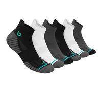 BAMBOS Bamboo Running Trainer Ankle Socks for Men & Women | Made from Ultra-Soft Natural Bamboo Fibres, Softer Than Cotton | Natural Odour Control | Pack of 6 Pairs (Size UK 9-11, Multicoloured)