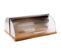 Bambou Bamboo And Stainless Steel Bread Bin