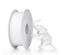 Bambu Lab Genuine Filament, 1.75mm PLA Wire Diameter Accuracy +/- 0.03 mm, RFID Included, No Mess Setup, Tangle-Free, With Genuine Reusable Spool, 1kg Jade White