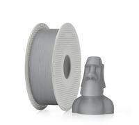 Bambu Lab Matte PLA 3D Printer Filament, Smooth Matte Finish, PLA 3D Printing Filament, No Warping & Tangling, AMS-Compatible 3D Print Material with Reusable Spool, 1.75mm 1kg Ash Grey