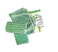 Bambus-Reinigungstücher Set, Swab And Window Cloth Streifenfreies Cleaning
