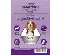 Bamfords Top Flight Peptide+ Dog Food - Advanced Gut Health Formula, Grain-Free, Hydrolysed Turkey Protein, Probiotics & Digestive Enzymes, Sensitive Stomach Support, Adult Dogs, 1.5kg