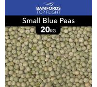 Bamfords Top Flight Small Blue Peas 20kg - High Protein Racing Pigeon Food/Fishing Bait