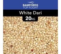 Bamfords Top Flight White Dari 20kg - Racing Pigeon Food/Fishing Bait