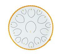 BAMFY 14 Inch 15 Note Steel Tongue Drum Rain Drum Percussion Instrument Music Education Hand Pan Drum With Ultra Wide Range, Carry Bag, Drumsticks for Yoga, Mind Healing(White)