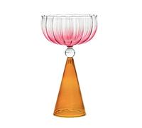 BAMFY Colored Wine Glasses, Crystal Unique Red Wine Glasses for White Wine, Red Wine, or Cocktails Goblet for Party Bars Vintage Decor (Color : B)