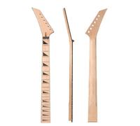 BAMFY Guitar Neck Canadian Maple Paddle Head Fretboard Replaceable Electric Guitar Neck for Guitarists, Universal Baritone Guitar Neck for Acoustic Jazz Bass Neck