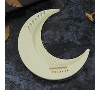 BAMFY Lyre Harp 7,19 Strings Manual Percussion Lap Harp Portable Wood Lye Harp for Musical Enthusiast Adult Kids Beginners Instruments Lovers(7 strings)