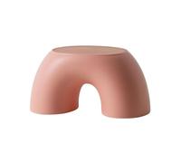 BAMFY Non-Slip Toilet Stool Thickened PP Shoe Change Children's Footstool, Poop Stool for Bathroom Squat Adult Portable Coffee Table Stool(Pink)