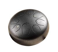 BAMFY Steel Tongue Drum 8 Note 6 Inches Hand Pan Rain Drum for Outside With Bag Sticks Music Book, Mallets, Sound Healing Instruments for Adults Kids(B)