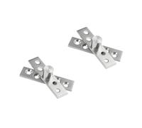 BAMI-LEE House 360 Degree Stainless Steel Concealing Hinges,2pcs Central Axis Hinge Pivot Hinge Rotating Hinge Door Pivot Hinges Up Down Shaft (Central Axis Hinge Small)