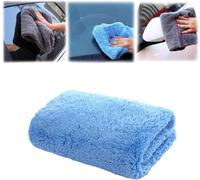 Bamideo Dialed Drying Towel 1600 GSM,The Large Premium Microfiber Drying Towel, Dialed Car Care Drying Towel, Super Absorbent Detailing Cleaning Cloth, Microfiber Towels (Blue, 1pcs)