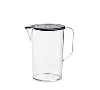Bamix® 450.051 1000ml Jug with snap on lid Made in Switzerland from top quality food grade materials Shatterproof heat resistant Freezer and Microwave Safe creates Handy storage container