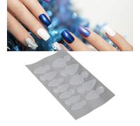 Bamjour 120PCS Dual Nail Form Reusable Mold French Nail Tips - Perfect for Creative Art, Dual Stapler Design, Eco-Friendly ABS Material, Ideal for DIY & Salon Use