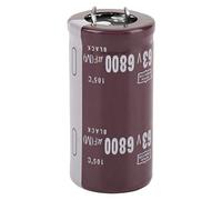 Bamjour 2pcs 63V 6800uF Electrolytic Capacitors - High Precision, Long Life, Low Impedance - Snap-In Terminal Type - Ideal for Electronics Projects