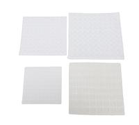 Bamjour 364pcs Braille Stickers, Raised Tactile Dots for Visually Impaired Low Vision Aid, with Adhesive Silicone Bump Markers for Keyboard Gadgets Items (White)