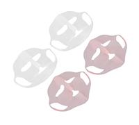 Bamjour 4pcs Silicone Face Wrap Moisturizing Facial Cover - Reusable Silicone Face Holder for Sheet Masks, 3D Cutting Design & Fit