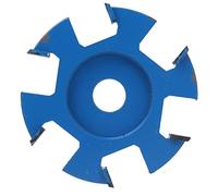 Bamjour Angle Grinder Wood Carving Disc, 6 Teeth Wood Milling Cutter Chainsaw Disc For Angle Grinder Carbon Steel Carving Woodworking Slotting Tool