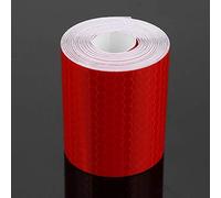 Bamjour Bikes Frame Tape, Sticker for Bikess Tape Reflective Stickers Reflective Reflectors Trailers Safety Adhesive (Red)