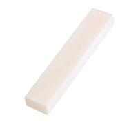 Bamjour Buffalo Bone Nut Suitable for Classical, Electric, and Folk Guitars, 52x6x10mm, Available in 1, 3, or 5-piece sets. (1 piece)