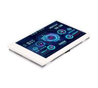 Bamjour Computer Temp Monitor, 3.5in LCD Computer Temp Monitor, IPS Full View Pc Temperature Display with Your Pc and Includes a Stepless Brightness Adjustment Feature Screen For For (White)
