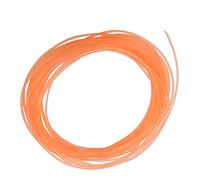 Bamjour Conveyor Belt Smooth PU Orange Polyurethane Round Belt Transmission for Drive Transmission (4mm*10m)