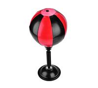Bamjour Desktop PU Punching Bag - Stress Relief Desktop Boxing Bag - Soft & Durable - Quick Rebound Spring - Perfect for Home & Office Use