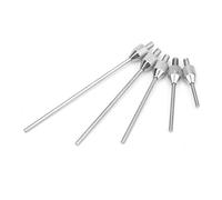 Bamjour Dial Indicator Tips, 5pcs L10/20/30/40/50 Test Indicator Contacts Needle Contacts Point Sets D1.5mm Dial Needle Probe for