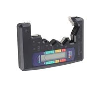 Bamjour Digital Battery Capacity Gauge Tester - Universal D, C, AA, AAA, N Type & 1.5V Button Cell Analyzer with LCD Display - Color-Coded Readout for Quick Diagnostics (Black)