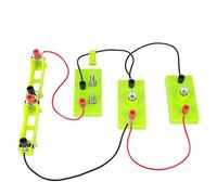 Bamjour DIY Series Parallel Circuit Educational Toy for Kids | Interactive Physics Learning Tool | Perfect for Ages 4+ | Battery Powered Fun! (Circuit series and parallel equipment)