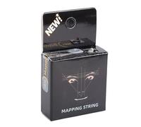 Bamjour Eyebrow Mapping String, Pre Inked Microblading Measuring Thread for Symmetrical Accurate Marking, with Controlled Guidelines for Salon Quality Brows (Black)