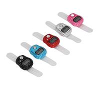 Bamjour Finger Counters 5Pcs High-Precision Electronic Counters, Color, Automatic Sleep Design, Suitable for Sports Training and Fitness