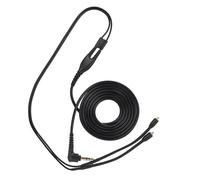 Bamjour Headphone Wire for SE215 SE425 SE535 SE846 UE900 - Replacement Cable with MMCX Connector (black wheat free)