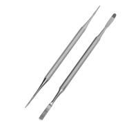 Bamjour Ingrown Toenail Tool Double Ended File Nail Cleaner Stainless Steel Pedicure Nail Care Tool for Thick Nails