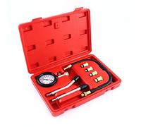 Bamjour Petrol Engine Compression Tester Test Gauge Kit for Motorcycle and Car - Accurate Readings for Valves, Piston Rings, Cylinder Bores