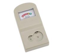 Bamjour Portable Button Cell Battery Tester with Crisp Screen Display for .5V & 3V Batteries - Lightweight ABS Battery Checking Tool