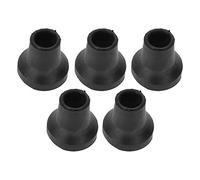 Bamjour Tips, 5Pcs Crutch Tips Rubber 14mm Rubber Skid Good Grip Nonslip Wear Resistant