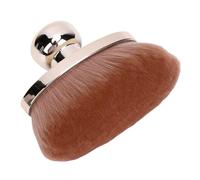 Bamjour Ultra Large Body Makeup Brush, Oversized Oval Head for Seamless Self Tanner and Foundation Application, with Densely Packed Synthetic Fibers for Even Distribution, Ergonom (Gold)