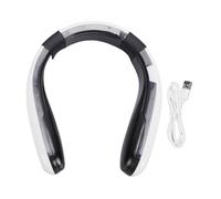 Bamjour USB Rechargeable Neck Warmer Electric Neck Heater Cordless Heating Wrap 15S Fast Heating 4 Temperature Settings with 2400mAh Battery for Home Office Travel