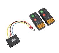 Bamjour Winch Remote Control Kit - 75ft, 12V/24V High Sensitivity Universal Remote Control for Cars, ATVs, Trucks