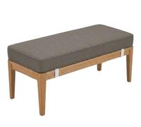 Bammare Cushion for Bench Seat Indoor, Blackish-brown, 127 * 41 * 5 | Piano Bench Cushion with High-Resilience Foam, Rectangle Entryway Seat Cushion with Non-slip Base & Elastic Bandage