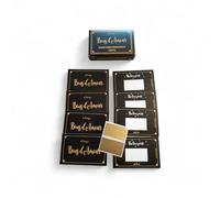 BAMMI - 50 Personalised Scratch Vouchers - Set of 50 Romantic Gift Cards for Couples - Gift Idea for Valentine's Day, Birthday, Wedding - Pink (Black)