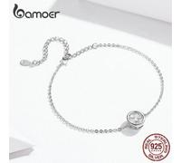 Bamoer Authentic 925 Sterling Silver Simple Bracelet