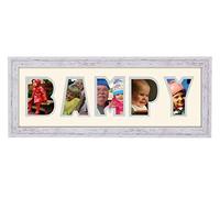 Bampy Photo Frame Welsh Word Photo frame 1245A (Shabby Chic Finish Frame Cream Mount Grey Inside)