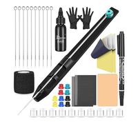 BAMTTOO Hank Poke Tattoo Kit - Beginner Hand Tattoo Supply - Complete Set - DIY Tattoo Poke Pen Set